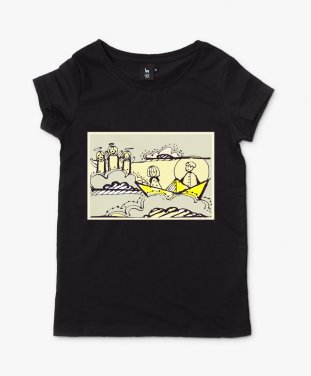 Жіноча футболка Подорож на кораблику