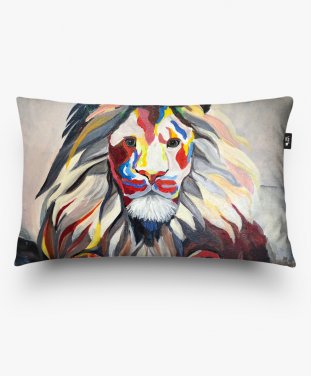 Подушка прямокутна Лев