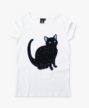 Жіноча футболка Space cat