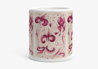 Чашка Рожеві квіти