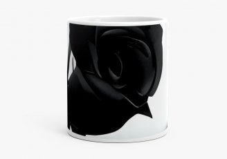 Чашка Черная роза