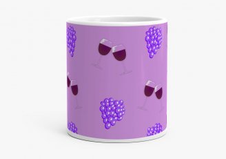 Чашка бокалы с виноградным вином