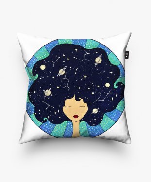 Подушка квадратна  Space Girl