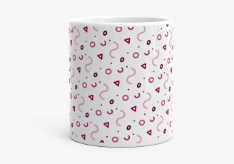 Чашка Фігурний візерунок (рожевий)