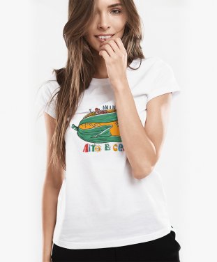Жіноча футболка Літо в селі. Кукуруза