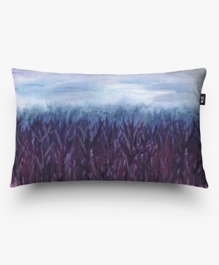 Подушка прямокутна Фіолетовий ліс