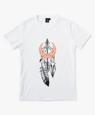 Чоловіча футболка Месяц с перьями и стрелой