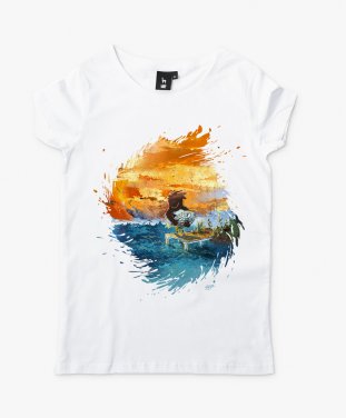 Жіноча футболка Рыбак в Африке