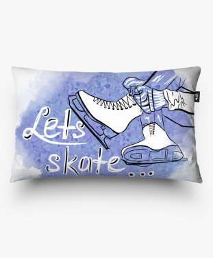 Подушка прямокутна Let’s skate