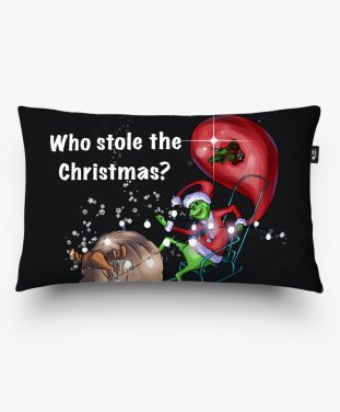 Подушка прямокутна Who stole the Christmas?