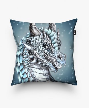Подушка квадратна Крижаний дракон
