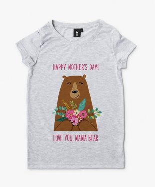 Жіноча футболка Мама Медведица