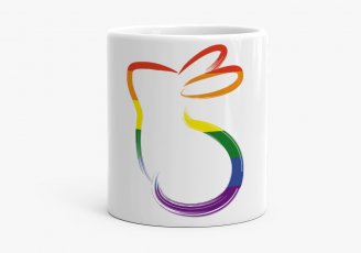 Чашка  Rainbow rabbit