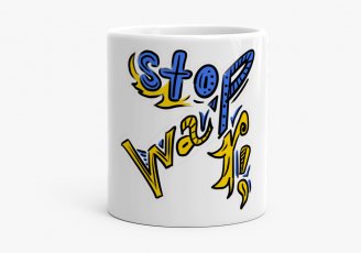 Чашка Stop war!