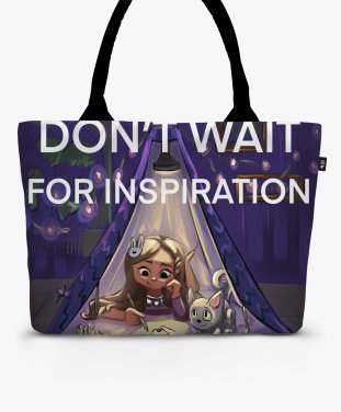 Шопер Don't wait for inspiration
