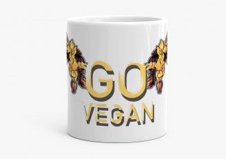 Чашка Go vegan
