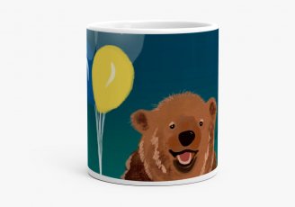 Чашка Ведмідь з кульками