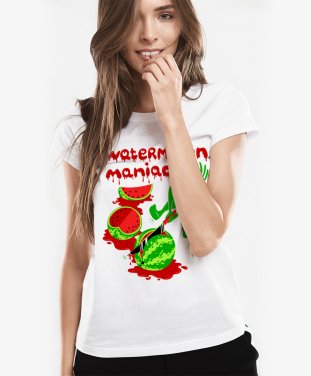 Жіноча футболка Арбузный маньяк