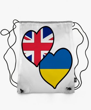 Рюкзак Великобританія та Україна. прапор