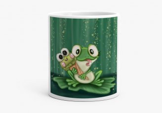Чашка Симпатична мультяшна жаба з морозивом