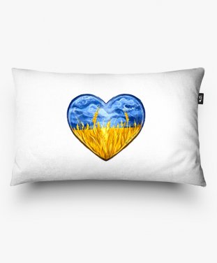 Подушка прямокутна З Україною в серці