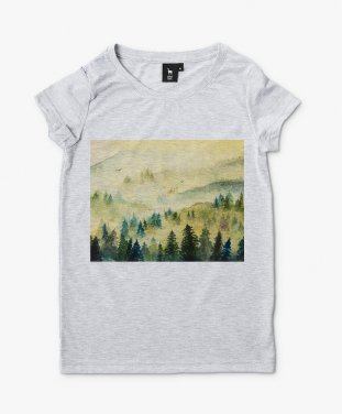 Жіноча футболка Горный пейзаж