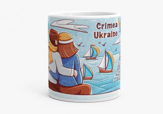 Чашка Crimea loves Ukraine