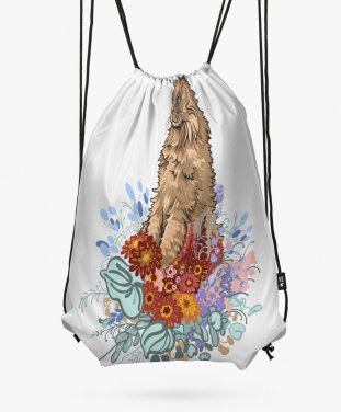Рюкзак Весняний котик у квітах 