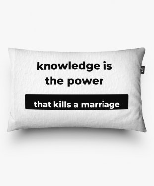 Подушка прямокутна knowledge
