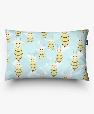 Подушка прямокутна Бджілки
