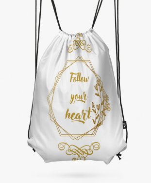 Рюкзак Follow your heart - слідуй за своїм сердцем