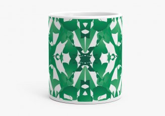 Чашка Зелений калейдоскоп