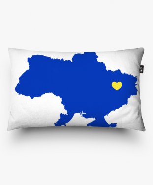 Подушка прямокутна Карта України