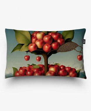 Подушка прямокутна Яблука