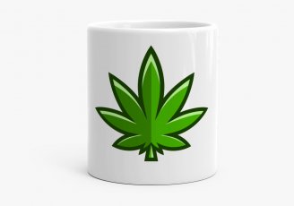 Чашка Marijuana vector cannabis leaf weed icon logo symbol sign illustration