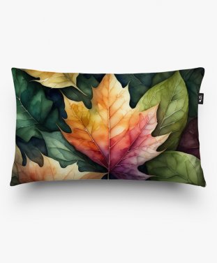 Подушка прямокутна осіннє листя