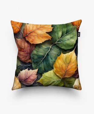 Подушка квадратна осіннє листя