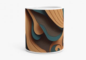 Чашка Абстракція, хвилі