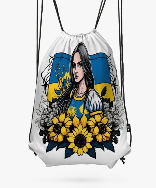 Рюкзак Українка із соняшниками