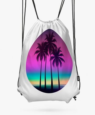 Рюкзак Пальмовий пляж - М'які відтінки