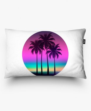 Подушка прямокутна Пальмовий пляж - М'які відтінки