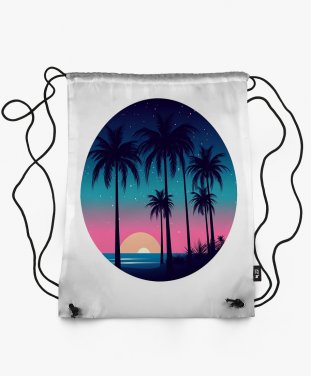Рюкзак Пальмовий пляж - Зоряна ніч