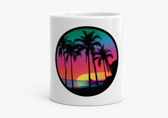 Чашка Пальмовий пляж - У тіні