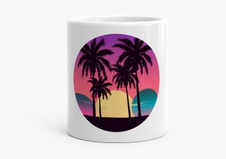 Чашка Пальмовий пляж - Потрійний місяць