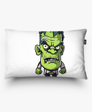 Подушка прямокутна Зеленый монстр-зомби