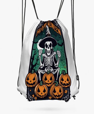 Рюкзак Скелет на Хэллоуин