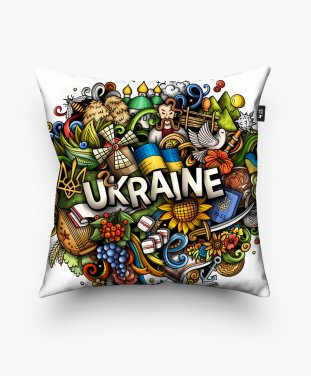 Подушка квадратна Україна