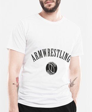 Чоловіча футболка Армреслінг (Armwrestling)