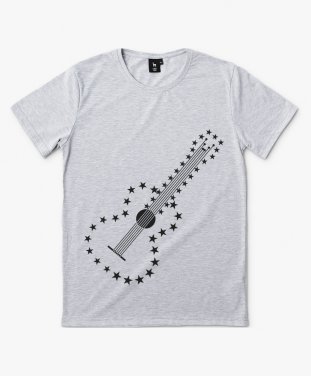 Чоловіча футболка Зоряна акустична гітара