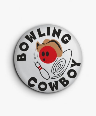 Значок Bowling cowboy